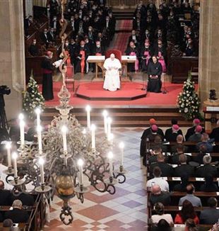 The Pope in St Martin's Cathedral in Bratislava (Photo: Catholic Press Photo)