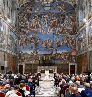 The meeting in the Sistine Chapel (Photo: Catholic Press Photo)