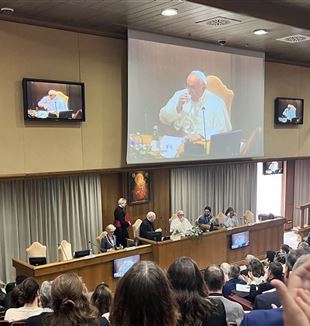 Pope Francis at meeting with moderators of lay associations, movements and new communities. Rome, June 13, 2024 (Photo: Fraternity CL)