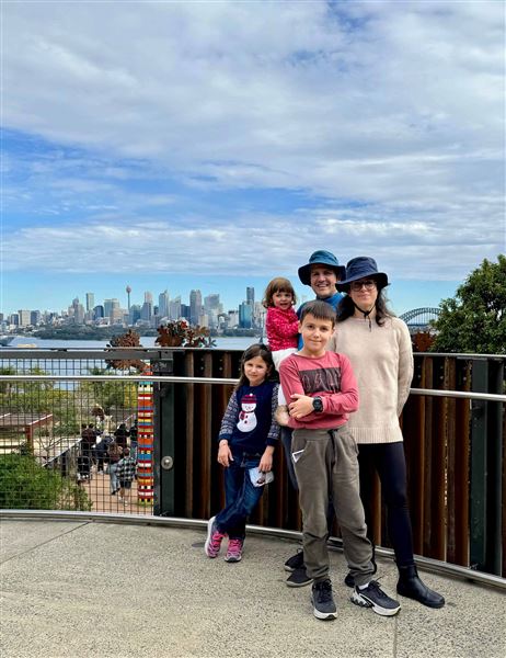 Alberto and Laura with family