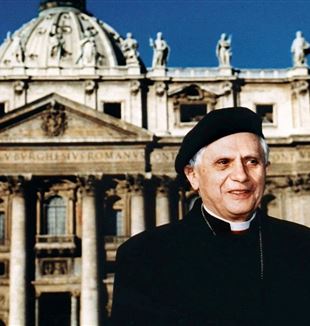 Joseph Ratzinger (April 16, 1927-December 31, 2022), in 1996, when he was Prefect of the Congregation for the Doctrine of the Faith (Catholic Press Photo)