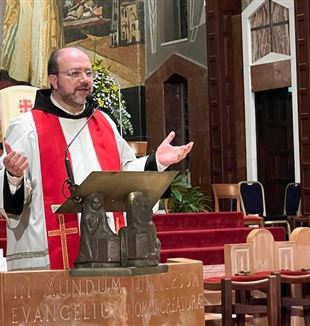 Father Ibrahim Alsabagh, Parish Priest of Nazareth in the Basilica of the Annunciation