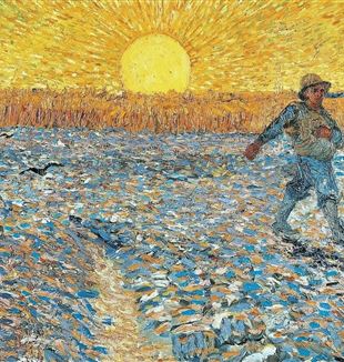 'Sower at Sunset' by Vincent van Gogh, 1888, Kröller-Müller Museum, Otterlo (©Wikimedia Commons)
